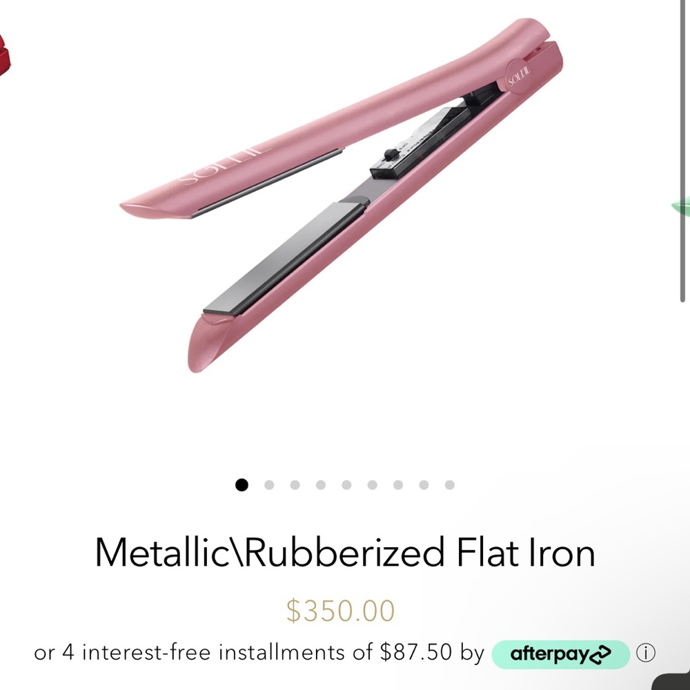 ROSE GOLD flat iron.